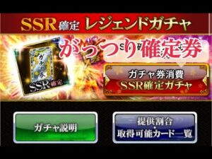 【戦国炎舞】　SSR確定券　大放出