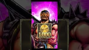 [戦国炎舞]北斗の拳コラボ　百裂拳キャンペーン　3パネ揃い　ジャギ　1000SG