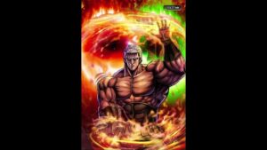 [戦国炎舞]北斗の拳コラボ　ガチャ演出　SSR25確定　いやーっ‼︎